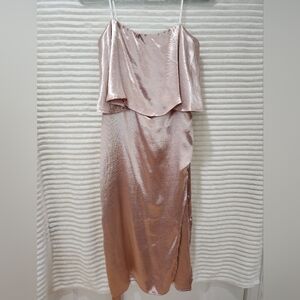 Lulus NWT Strapless Pink Mini Dress Size L